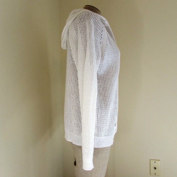 Shirt 469 woman's White Knit Hoody - Picture 4 of 4